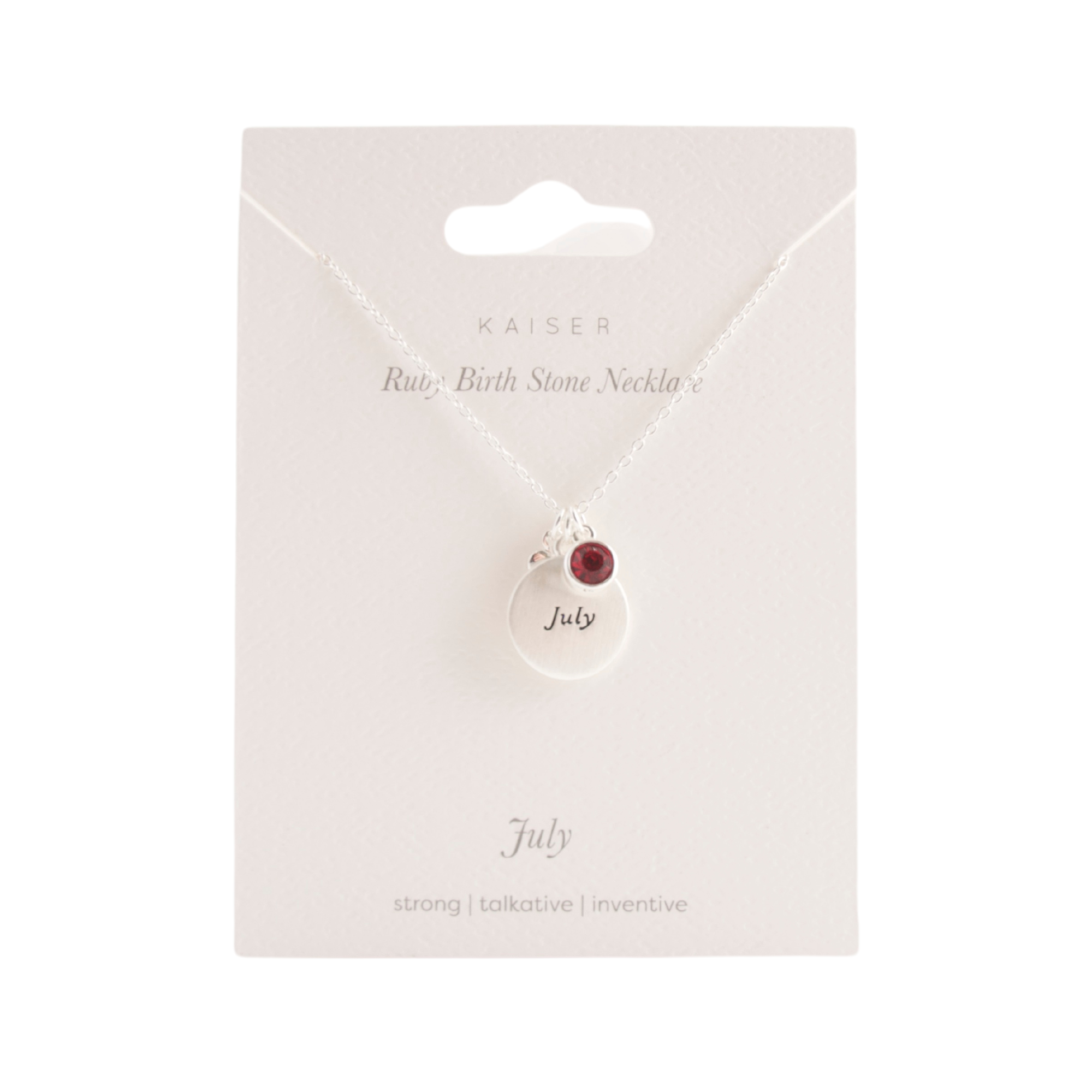Birth Month Necklace - JULY